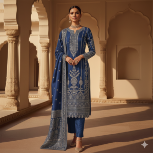 royal-blue-embroidered-suit-set